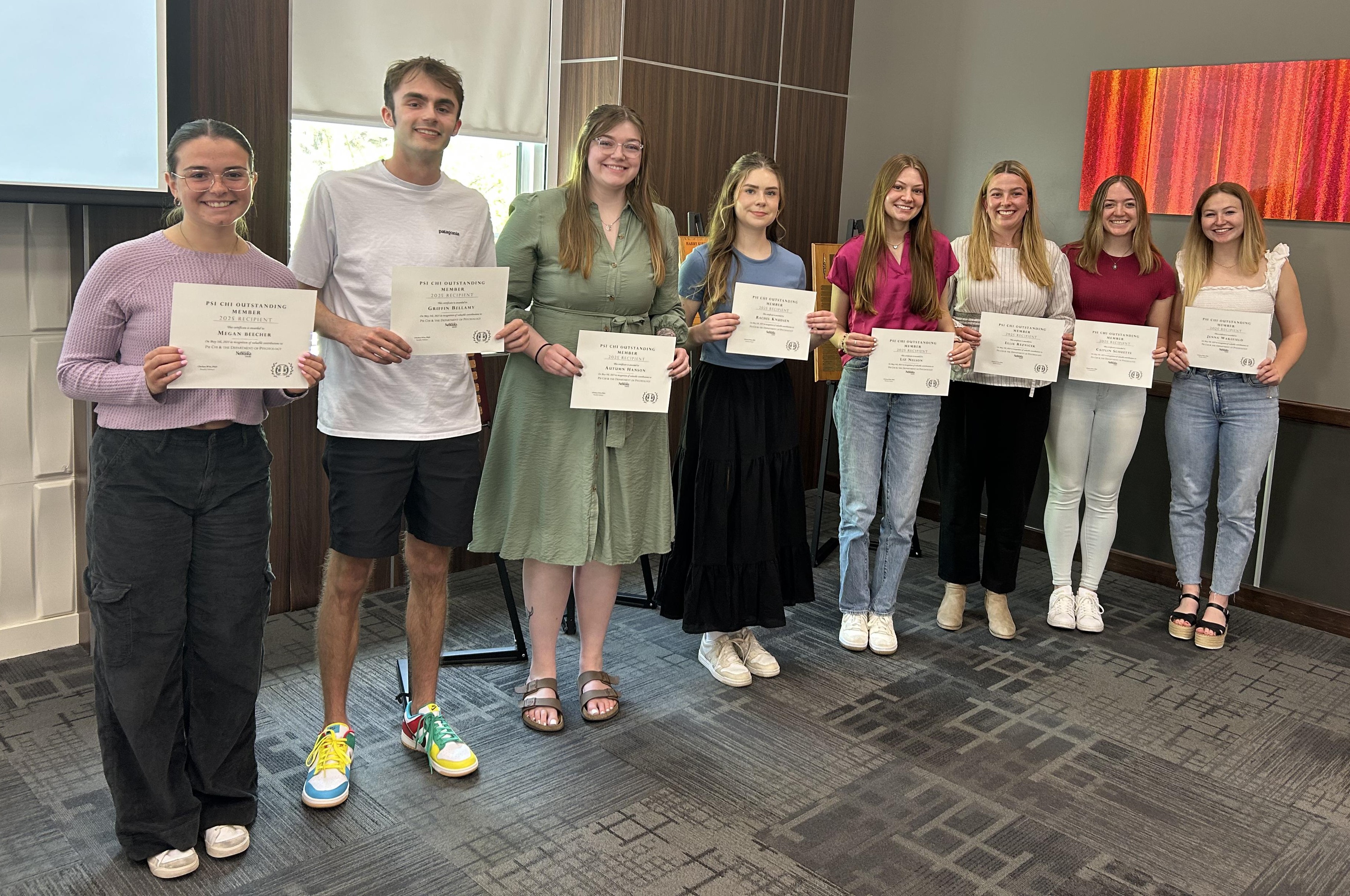 Psi Chi Outstanding Members