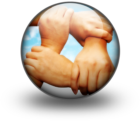 Hands holding